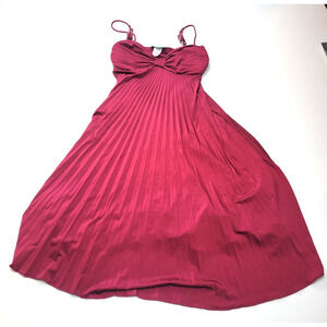 Vintage Sabora 4 Red Maroon Wine Bead Babydoll Homecoming Cocktail Party 90s y2k